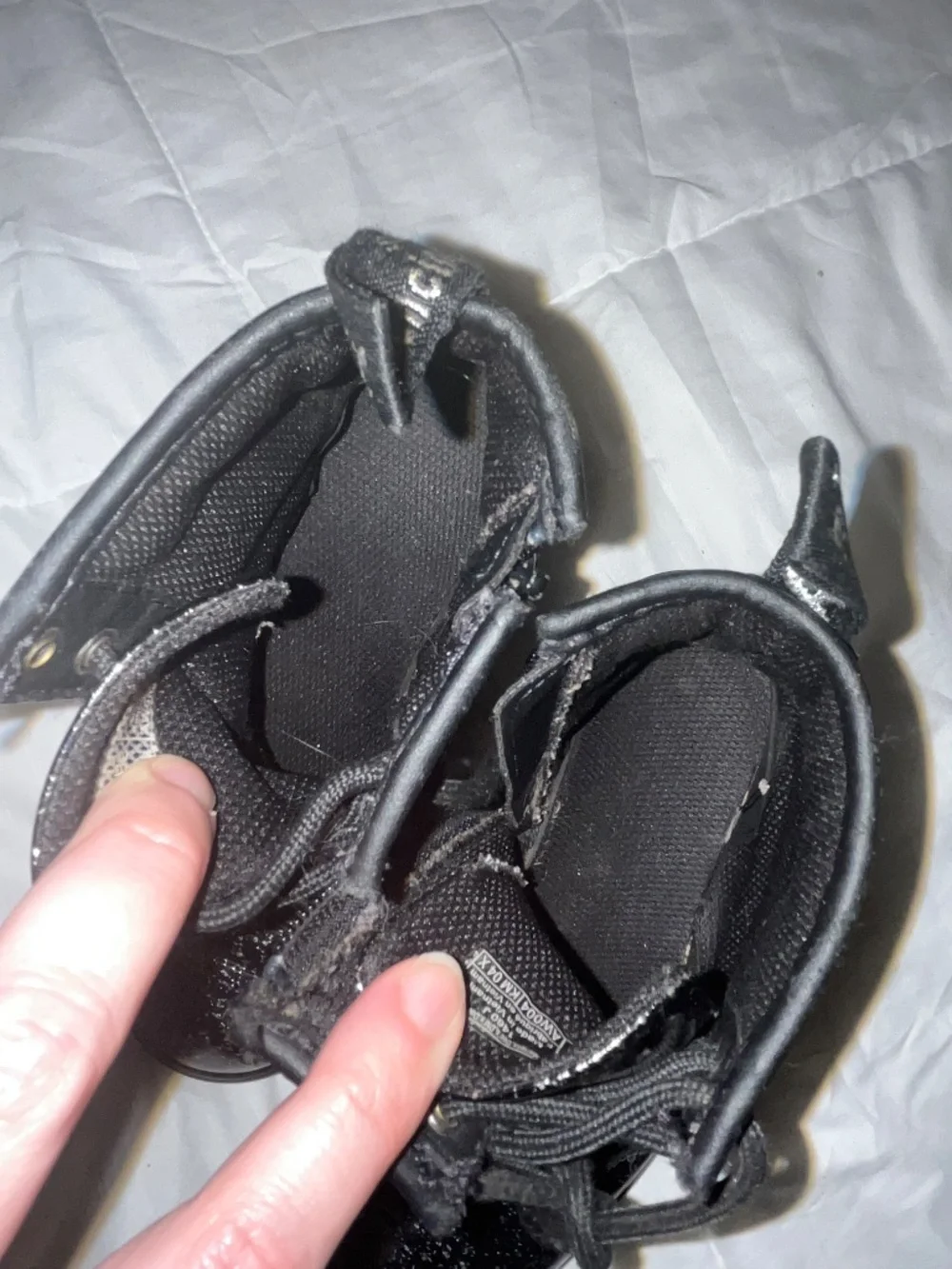 Girls sz 12 black glitter Doc Marten’s boots